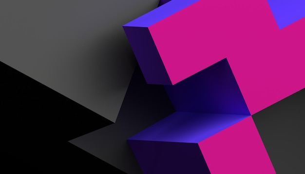 Abstract Minimalistic 3D Background