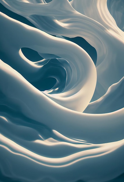 Abstract minimalistic milk waves pattern