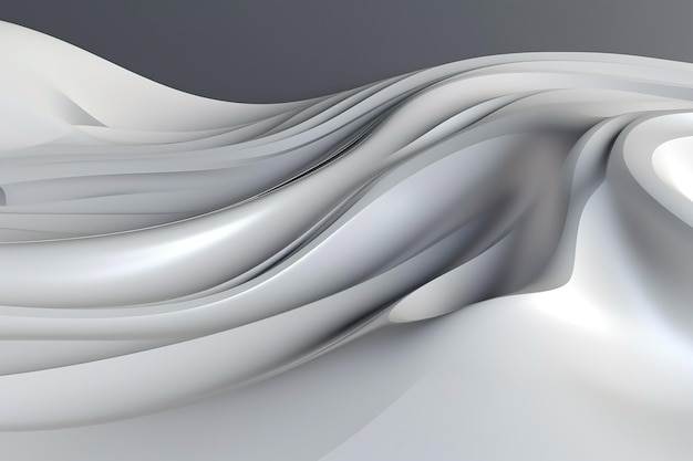 abstract minimalistic white futuristic background ai generated