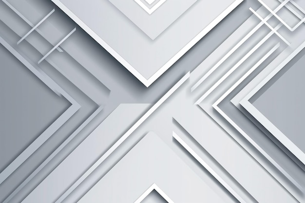 Abstract minimalistic white futuristic background Ai generated