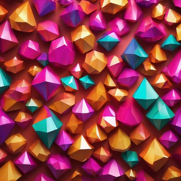 Abstract modern 3d diamond style background design