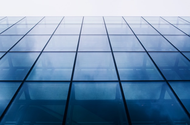 abstract modern architecture on sky background