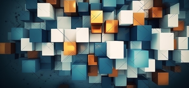 Abstract Modern Art Background 3D render