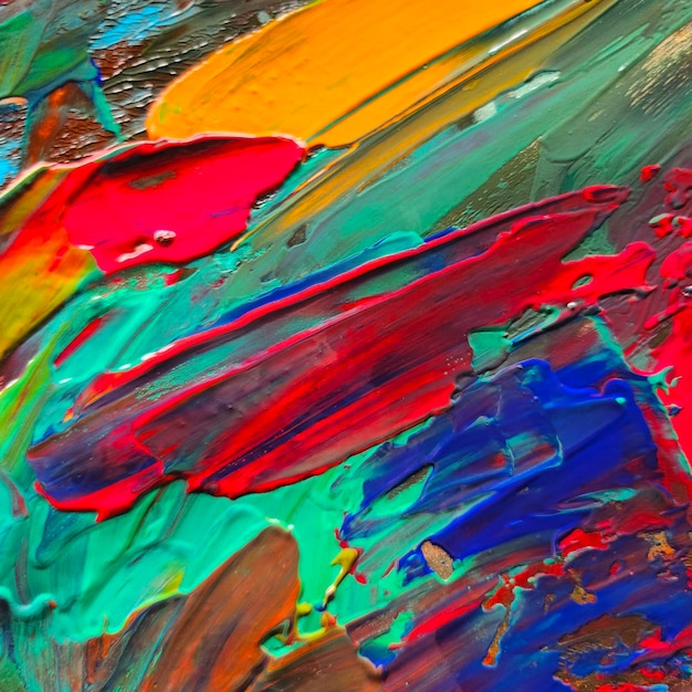 Abstract Modern Art with Vibrant and bold colors