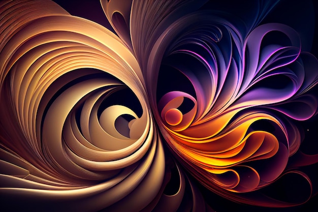 Abstract Modern Background Generative ai illustration