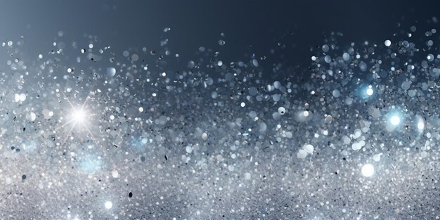 abstract modern background with a scattering of bright shiny grains of silver tone