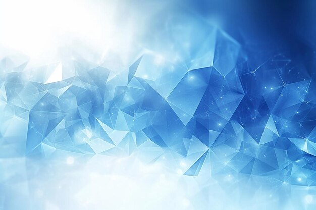 Abstract modern background with soft blue gradient color gradient and lowpoly element ar c