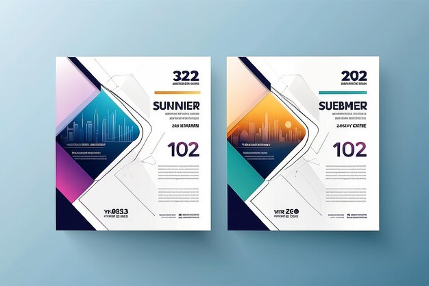 Abstract modern business conference design template with lines