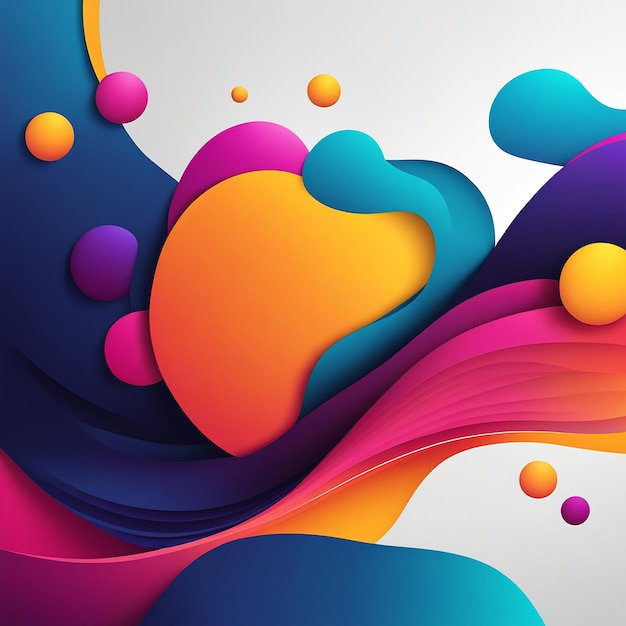 Abstract modern colorful blob background and texture Design colorful blob shape background for use