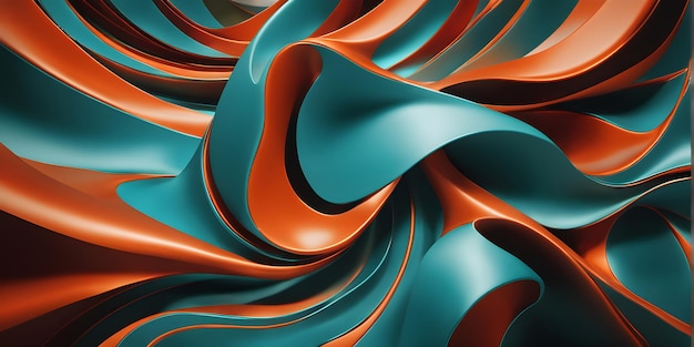 Abstract modern creative wavy style color file wallpaper design