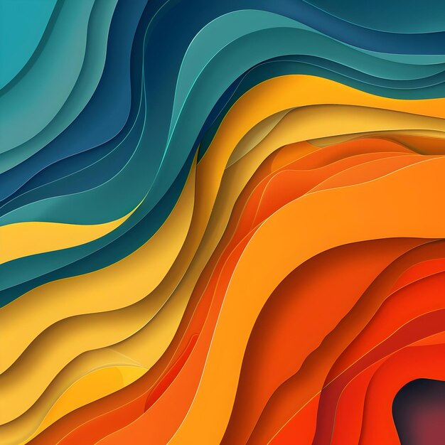 Abstract modern flat color background