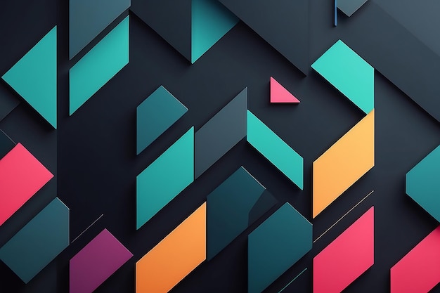 Abstract modern geometric background