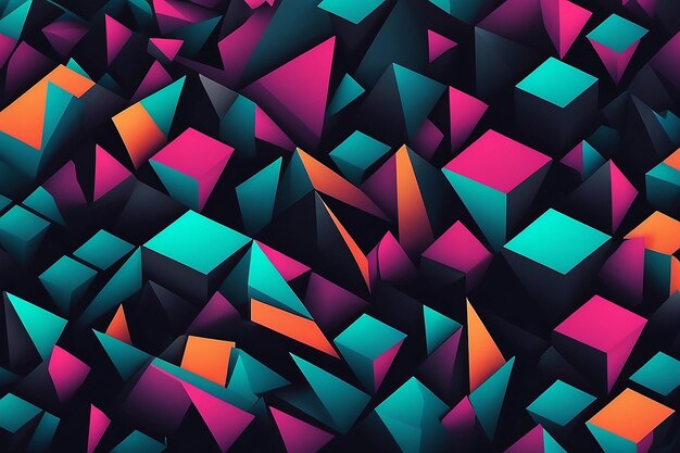 Abstract modern geometric background