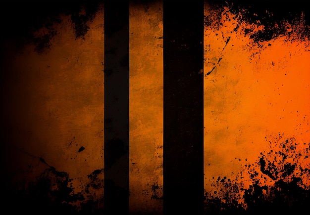 Abstract modern stripes lines on dark background AI generated image