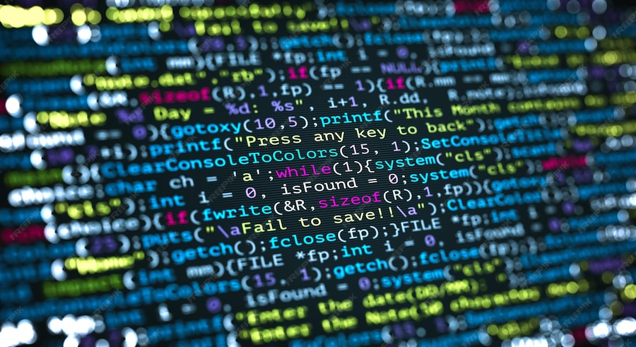 Premium Photo | Abstract modern tech of programming code screen ...
