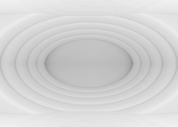 Abstract modern white ripple Elipse shape wall background