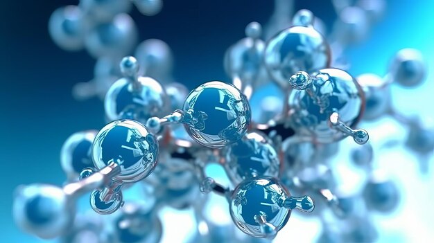 Abstract molecular structures unveiled exploring scientific essence 3d dna molecules biotechnology