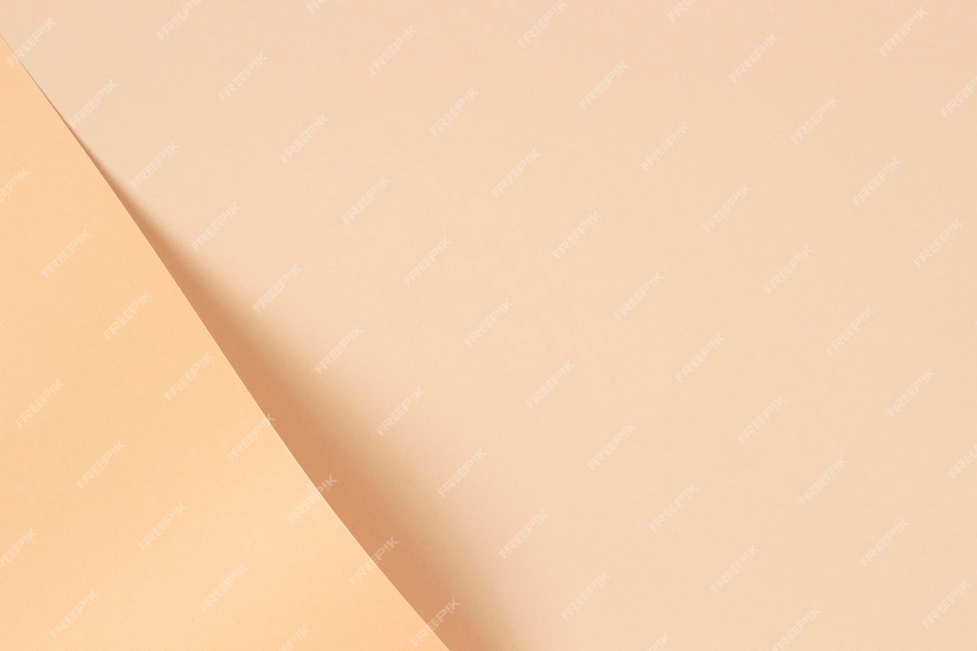 Premium Photo | Abstract monochrome pastel beige color papers geometry  composition background.