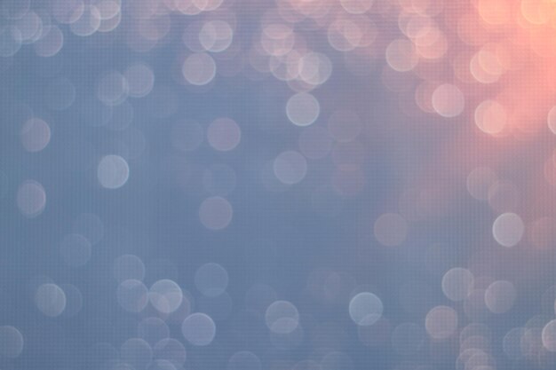 Abstract Moody Blue Illuminated Bokeh Background