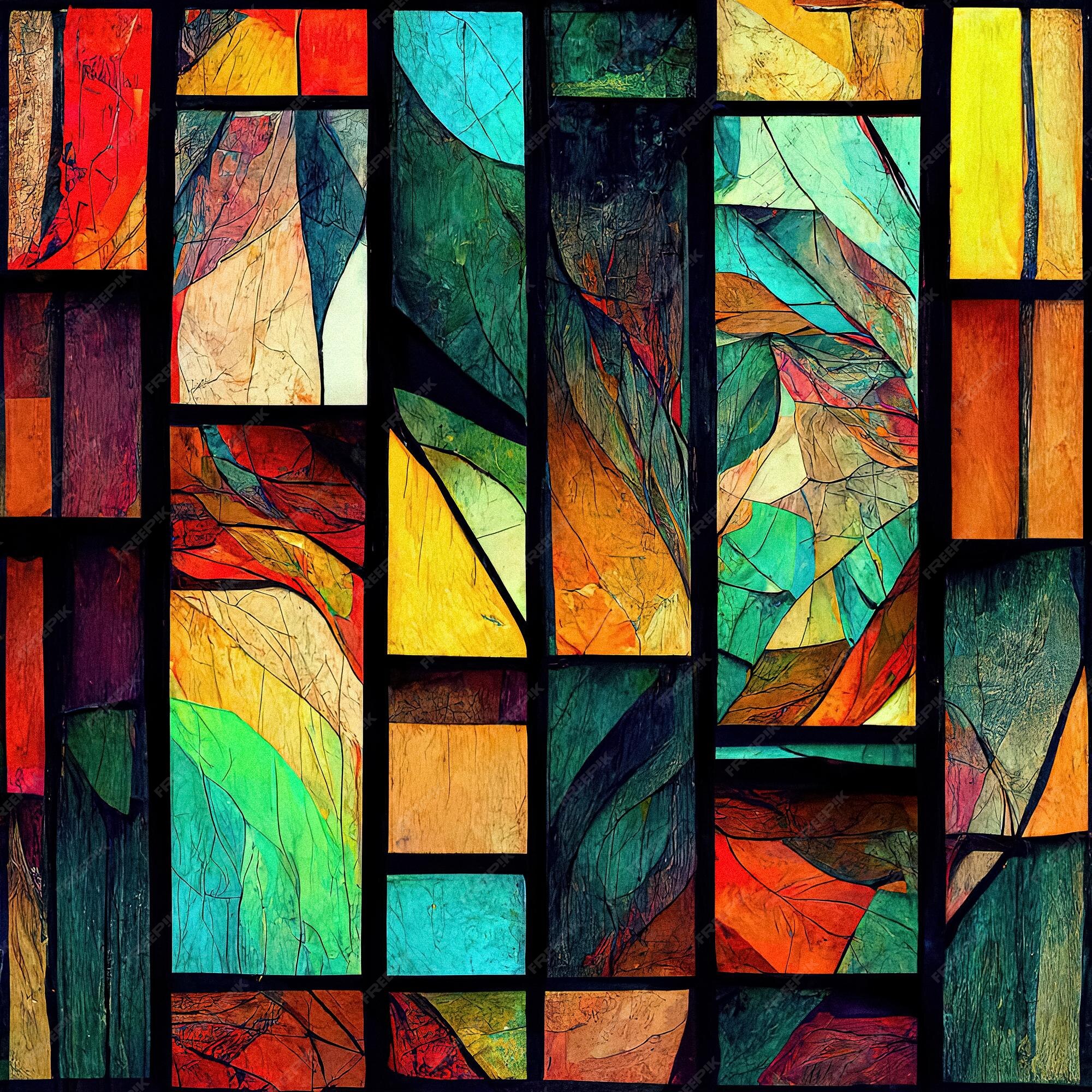 church stained glass background