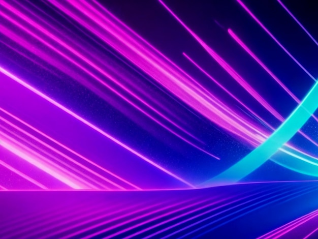 Abstract multi color wave background ai generated