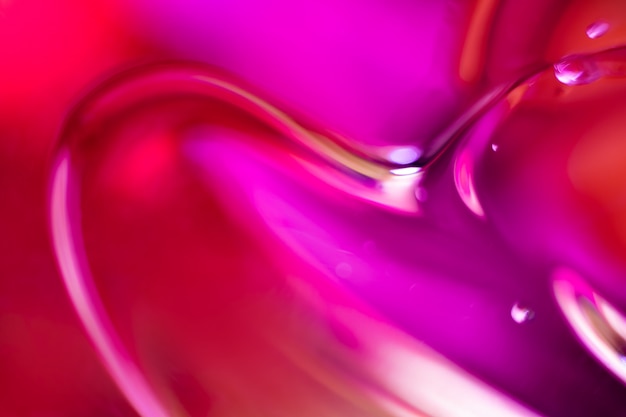 Abstract multi-colored liquid