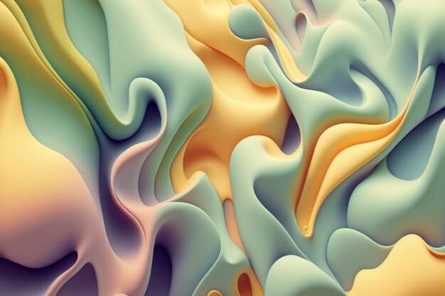 abstract multicolor liquid effect style background