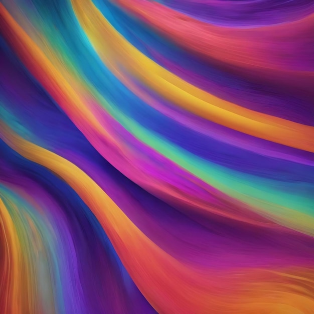 Abstract multicolored iridescent soft background generative ai
