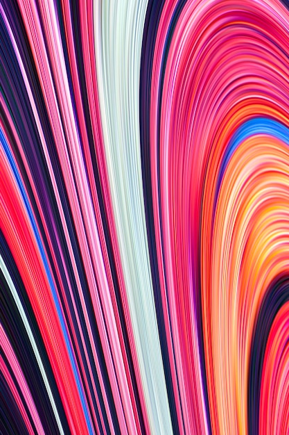 Abstract multicolored lines