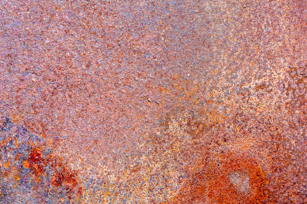 Abstract multicolored texture of old metal rust. Background for design