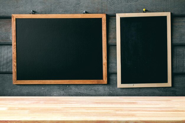 Abstract Natural wood table texture on Chalk rubbed out on background Top view of plank wood for graphic stand product interior design or montage display your product Education concept