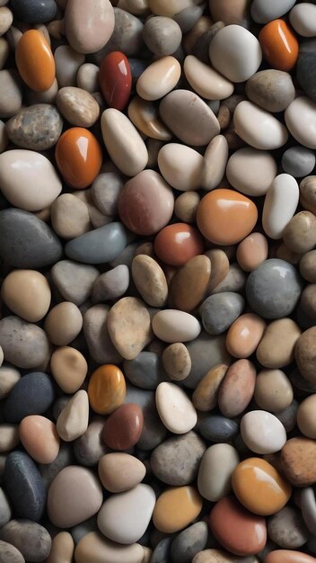 Abstract nature background of pebbles texture of pebbles