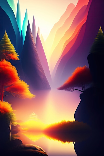 Abstract Nature Background