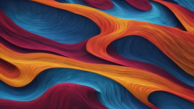 Abstract nature design with wave pattern backdrop generative ai