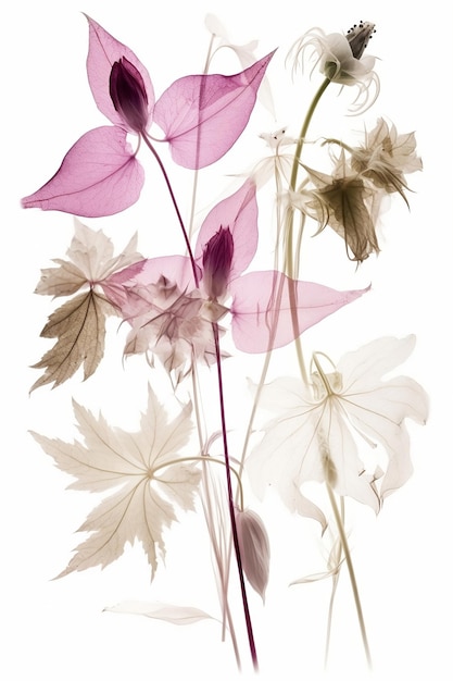 Abstract Nature A Transparent Herbarium