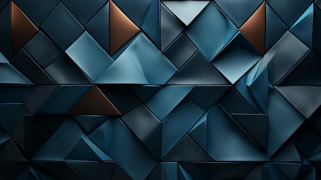 Abstract navy blue colour rhombus pattern background