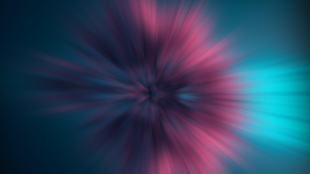 Фото Абстрактный радиальный эффект неонового фонового света