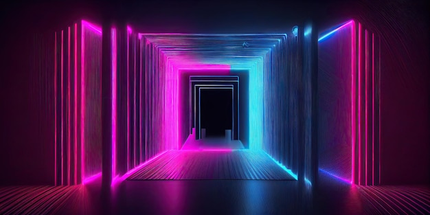 Abstract neon background