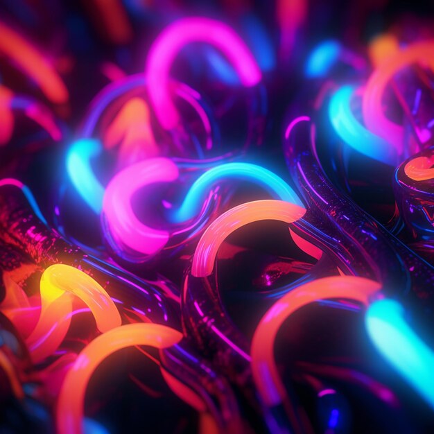 abstract neon background