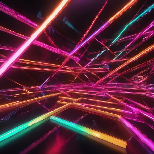 Abstract neon background