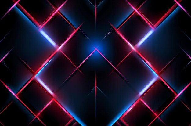 Photo abstract neon light background illustration