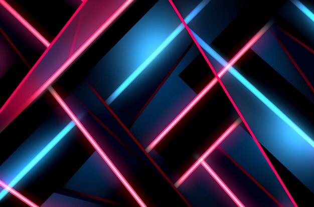 Abstract Neon Light background Illustration