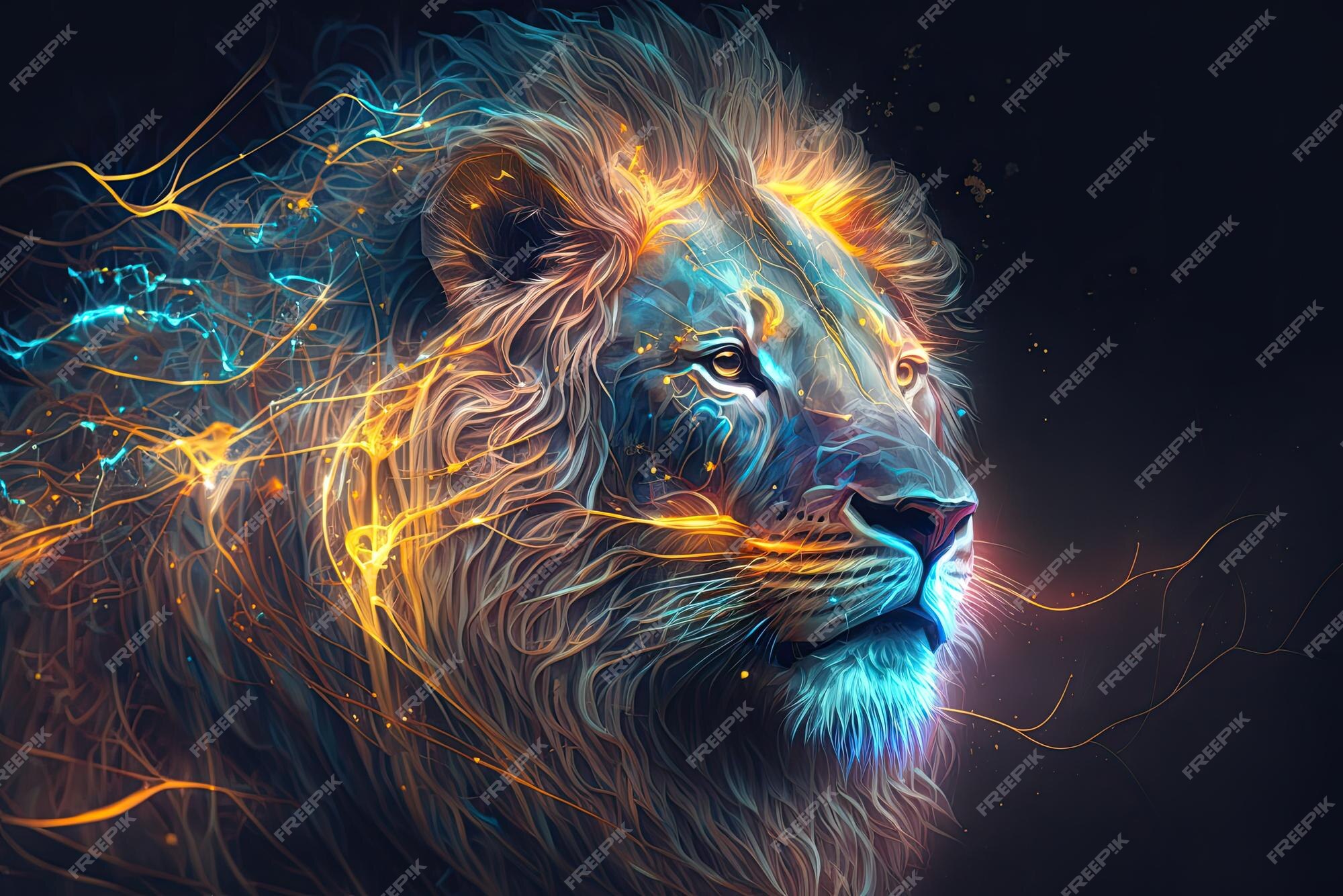 Photograph Light Lion Live Wallpaper - free download