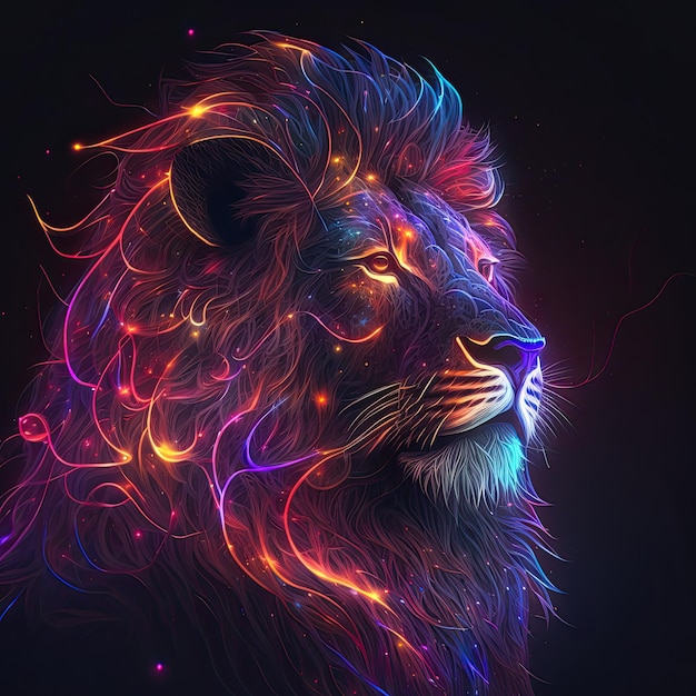 abstract lion wallpapers