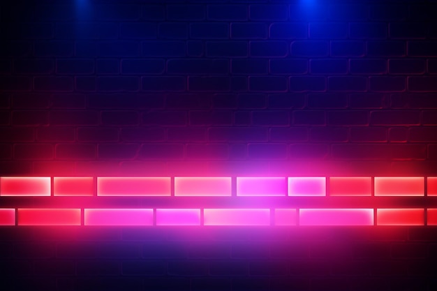 Photo abstract neon lights background design