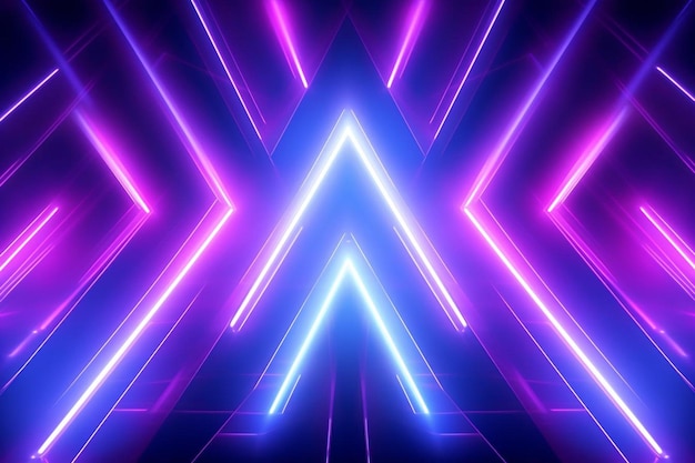 Abstract neon lights background theme