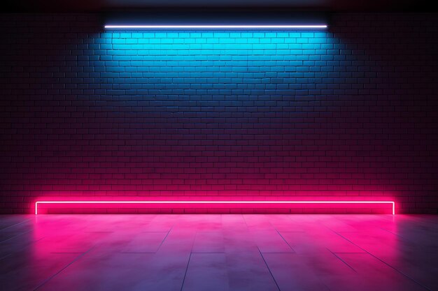 Abstract Neon Lights Background