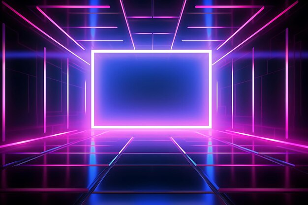 Abstract neon lights background