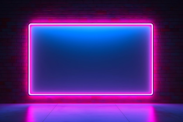 Abstract Neon Lights Background