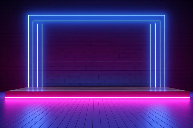 Abstract neon lights background